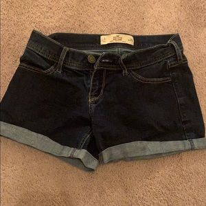 Dark blue Hollister Jean shorts